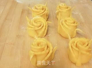 南瓜黄玫瑰的做法步骤:19