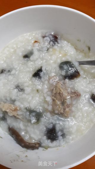 皮蛋排骨粥的做法步骤:7