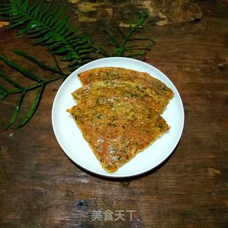 蒲公英烘蛋的做法步骤:12