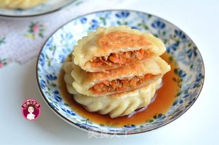 猪肉胡萝卜馅饼的做法步骤:11