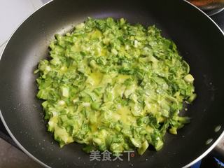 生菜鸡蛋饼的做法步骤：5