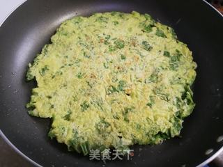 生菜鸡蛋饼的做法步骤：6