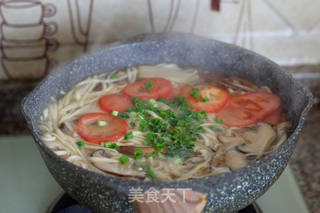 菌菇汤面的做法步骤:15