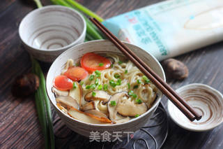 菌菇汤面的做法步骤:16