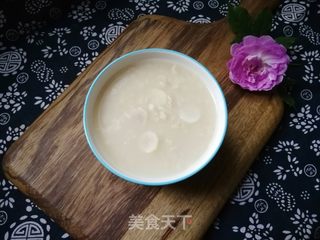 山药麦片粥的做法步骤:7