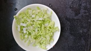 青菜牛肉海米糊的做法步骤:4