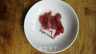 青菜牛肉海米糊的做法步骤:5