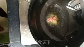 青菜牛肉海米糊的做法步骤:7