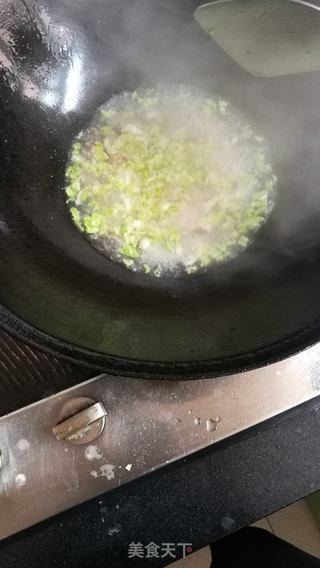 青菜牛肉海米糊的做法步骤:10