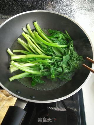白灼菜芯的做法步骤:4