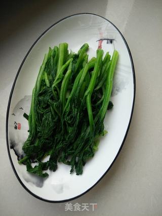 白灼菜芯的做法步骤:5