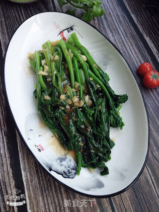白灼菜芯的做法步骤:13