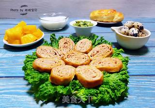 豆皮蒸肉卷的做法步骤:14