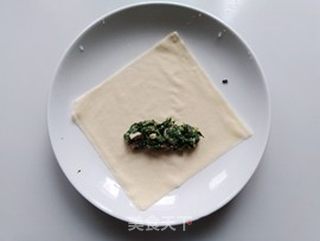草头春卷的做法步骤:6