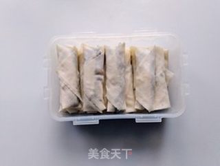 草头春卷的做法步骤:7
