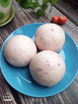 紫薯多层馒头的做法步骤:21