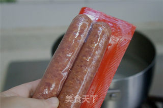 牛肉肠果蔬沙拉的做法步骤:2