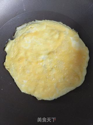 黄瓜蚝油拌蛋皮的做法步骤:6