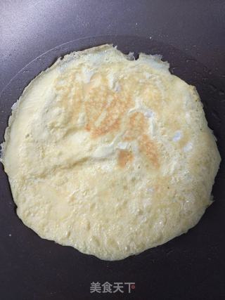 黄瓜蚝油拌蛋皮的做法步骤:7