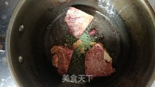 卤煮豆腐干配手擀面的做法步骤:5