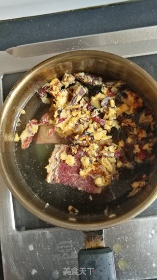 卤煮豆腐干配手擀面的做法步骤:7