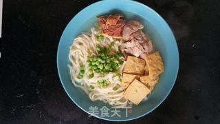 卤煮豆腐干配手擀面的做法步骤:14