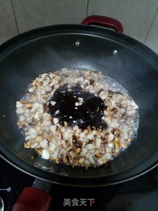 香菇肉酱的做法步骤:7