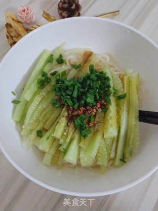青瓜丝拌凉面的做法步骤:9