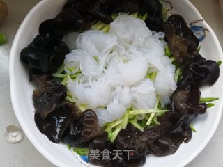 #凉菜#捞拌木耳魔芋黄瓜丝的做法步骤:9