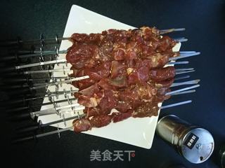 烤羊肉串的做法步骤:3