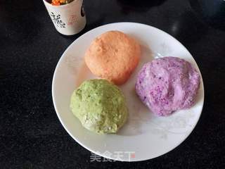 彩色生煎包的做法步骤:2