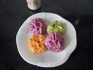 彩色生煎包的做法步骤:12