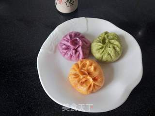 彩色生煎包的做法步骤:13