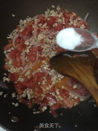 番茄肉酱意大利面的做法步骤:7