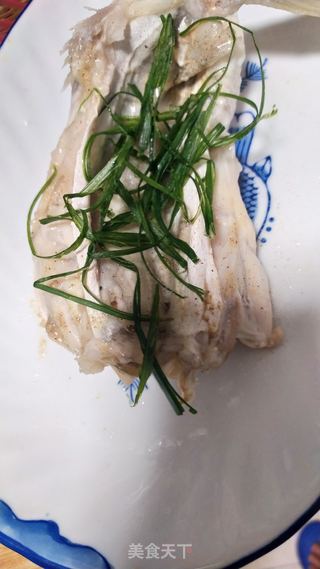 清蒸河豚的做法步骤:4