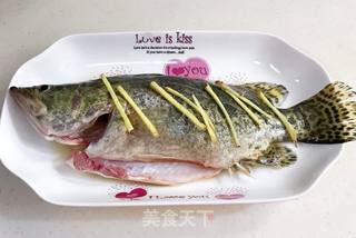 清蒸桂鱼的做法步骤:5
