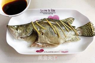 清蒸桂鱼的做法步骤:7