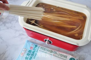 菌菇汤面的做法步骤:8