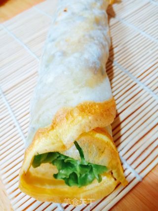 蛋卷肉饼的做法步骤:12