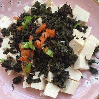 “凉菜”揉香椿拌豆腐的做法步骤：11