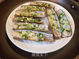 姜葱蒜蓉蒸圣子皇的做法步骤:14