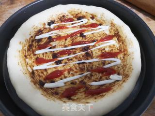 披萨-我的中国烧饼的做法步骤:4