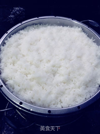 农村灶台蒸米饭的做法步骤:7