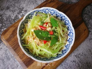 莴笋凉拌饸饹的做法步骤:8