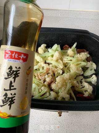 干锅花菜的做法步骤:7