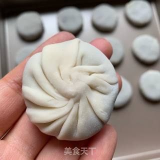 饺子皮版紫薯饼的做法步骤:5