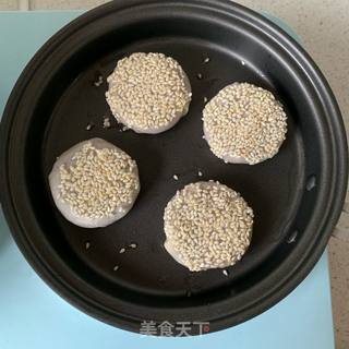 饺子皮版紫薯饼的做法步骤:9