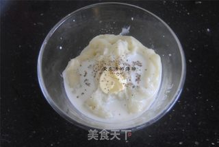 奶香土豆泥的做法步骤:5