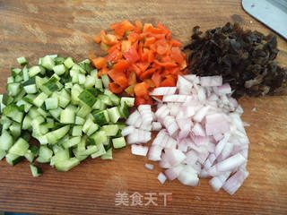 缤纷炒饭的做法步骤:4