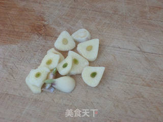 香肠炒荷兰豆的做法步骤:4